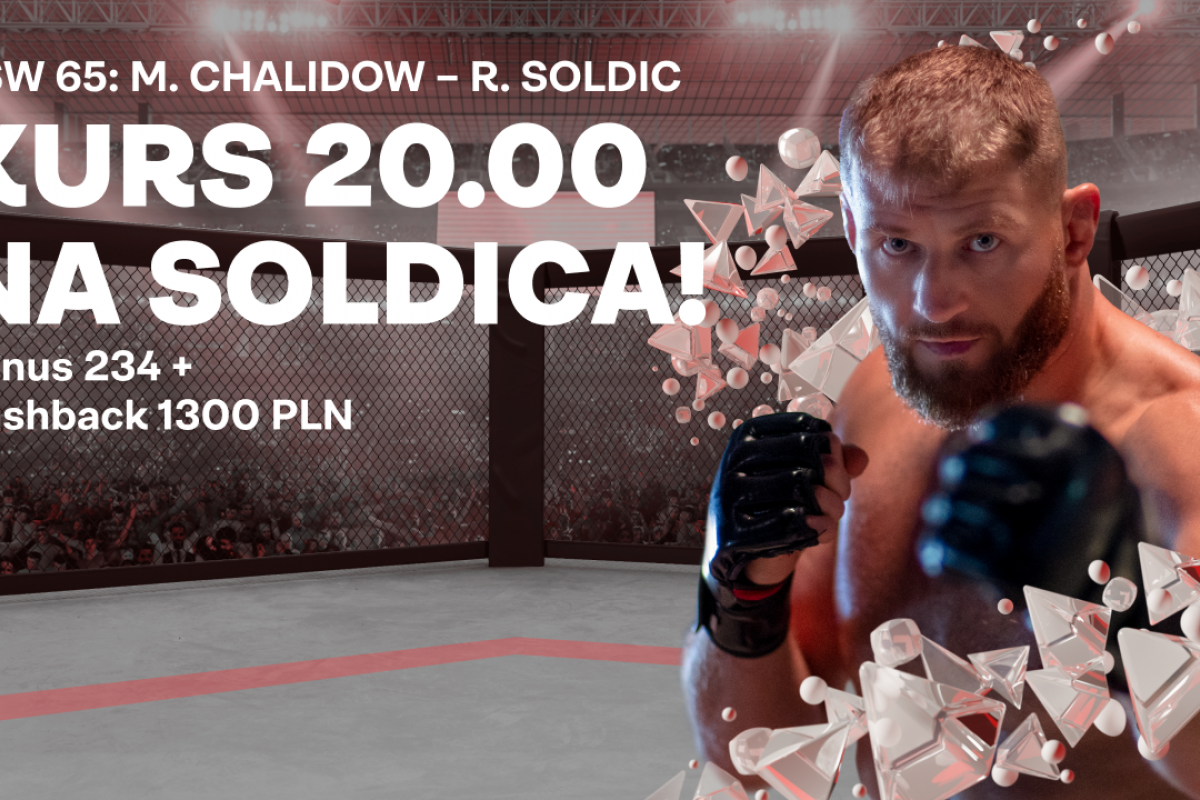 Superbet Bonus. KSW 65: Kurs 20.00 na wygraną Soldica