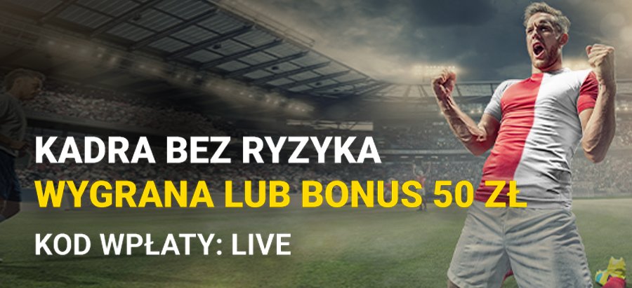 Nawet 50 PLN bonusu bez ryzyka! Fortuna zahacza o mecz Polaków