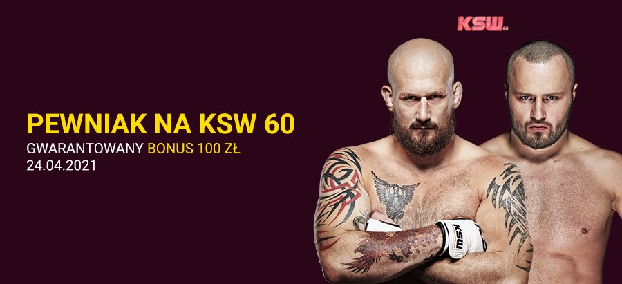 KSW 60 w Fortunie. Zakład bez ryzyka już dostępny!