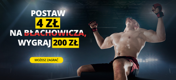 UFC Fortuna bonus 200 zł za wygraną Błachowicza z Rakiciem