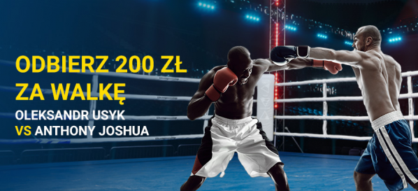 Fortuna bonus: 200 zł na walkę Usyk - Joshua