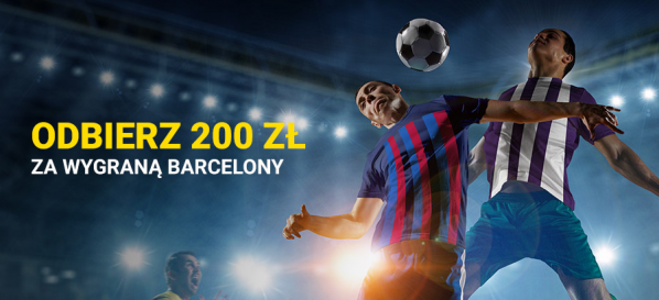 Bonus fortuna: 200 zł za wygraną Barcelony z Valladolid