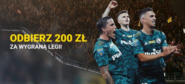 Fortuna bonus: 200 zł za wygraną Legii z Lechem