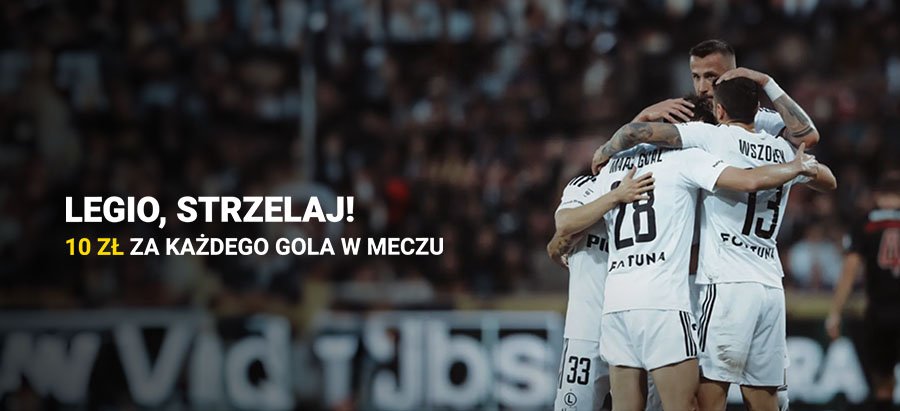 Fortuna bonus: Legia – Midtjylland 10 za gola