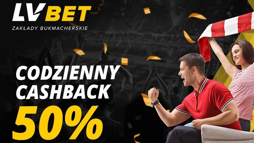 LV BET Bonus. Codzienny Cashback 50%