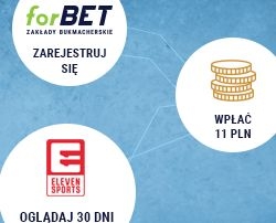 Oglądaj Eleven Sports dzięki promocji forBet!