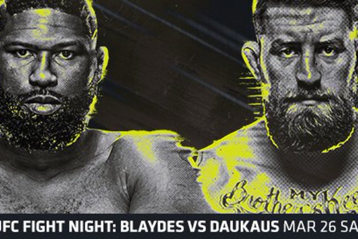 UFC Fight Night 205 (Blaydes - Daukaus) typy bukmacherskie, zakłady i kursy