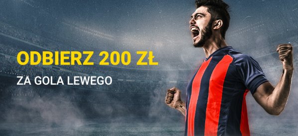 Fortuna bonus 200 zł za gola Lewandowskiego w meczu z Interem