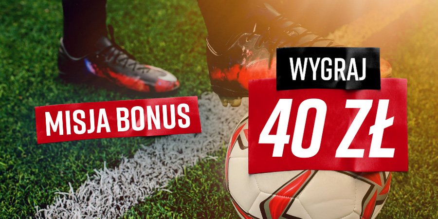 40 PLN bonusu od Betclic. W grze tylko piłka nożna