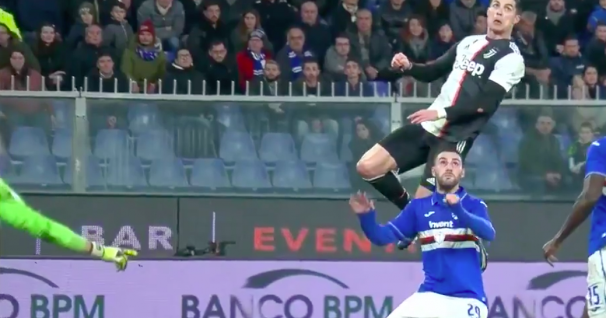 Serie A: Cristiano Ronaldo niczym Michael Jordan. Świat zachwyca się jego golem