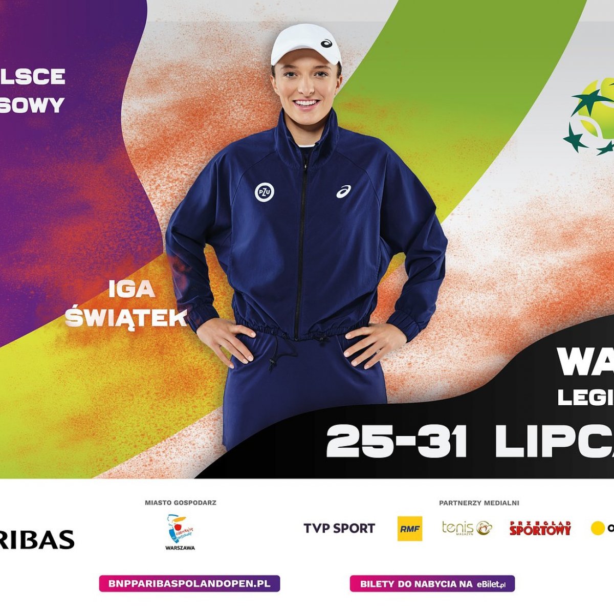 Turniej WTA 250 na kortach Legii - zagra Iga Świątek