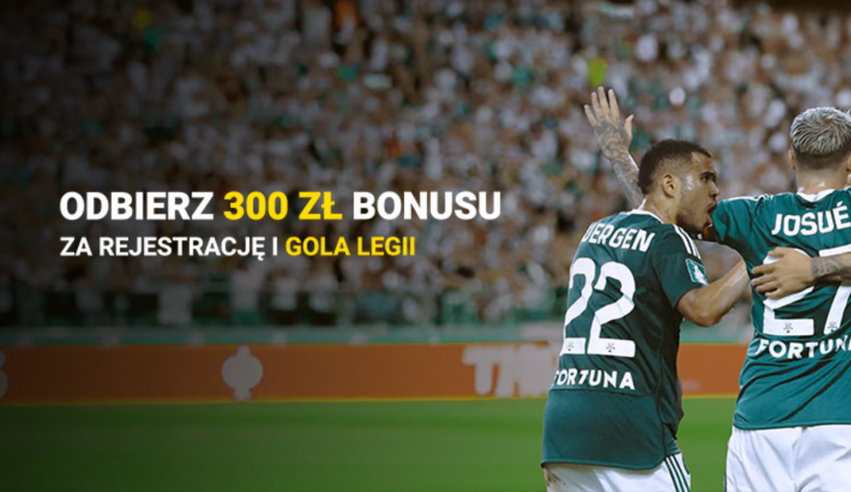 Fortuna bonus: 300 zł za gola Legii w rewanżu z Austrią Wiedeń