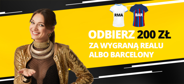 Bonus Fortuna na El Clasico: 200 zł za wygraną Barcy lub Realu!
