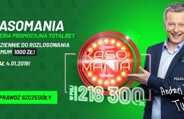 Kasomania TOTALbet - stawiaj kupony, graj o 50 000 zł