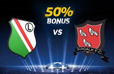 Bonus 50% na rewanżowy mecz Legii!