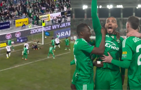 Legia Warszawa opuściła strefę spadkową. Wielki powrót po kontuzji [WIDEO]