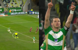 Piast Gliwice zatrzymał Lechię Gdańsk. Debiut nowego bramkarza i czerwona kartka [WIDEO]