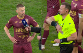 Piłkarz Piasta wściekły na sędziego. "Myśli, że to jest jakieś Premier League"