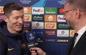 Robert Lewandowski po meczu ze Slavią Praga: "To nie jest normalne, żeby grać, jak jest -7 czy -8 stopni"
