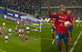 Legia Warszawa opuszcza strefę spadkową i spycha do niej Arkę Gdynia. Nsame bohaterem i antybohaterem [WIDEO]