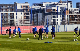 Lech Poznań po ostatnim treningu przed meczem z KuPS. Jak wygląda sytuacja kadrowa? [WIDEO]