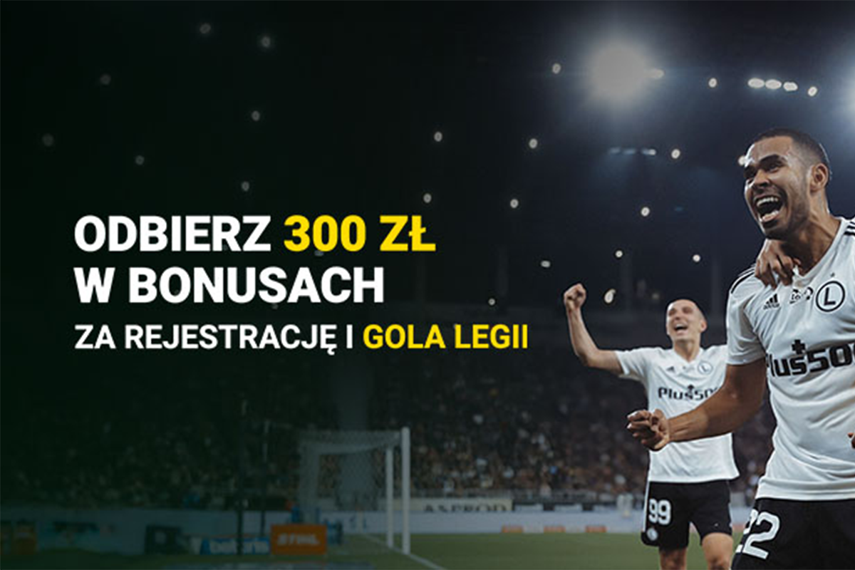 Fortuna bonus: 300 PLN za rejestrację i gola Legii z AZ Alkmaar