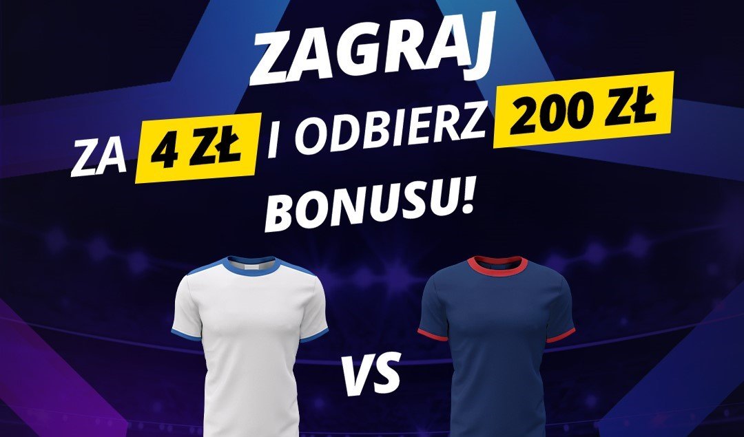 Fortuna Bonus. Liga Mistrzów: 200 zł za wygraną Realu lub PSG