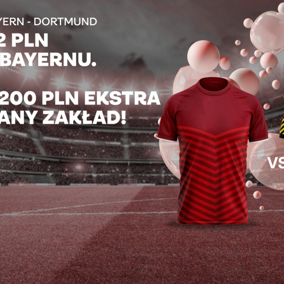Bonus Superbet: Bayern – Dortmund. 200 PLN za wygrany zakład na gola Bayernu