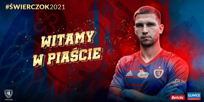 PKO BP Ekstraklasa. Jakub Świerczok zawodnikiem Piasta Gliwice