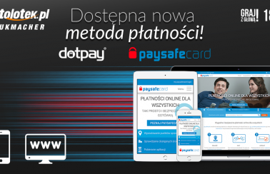 Totolotek wprowadza wpłaty z Paysafecard!