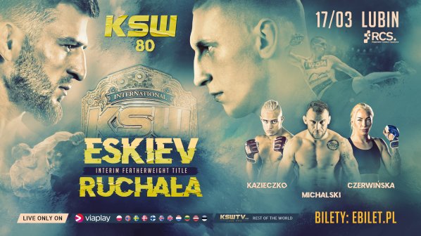 Oficjalnie: Ruchała z nowym rywalem w walce o pas. Breese vs Leśko na gali KSW 80