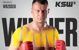 KSW 90: Arkadiusz Wrzosek z błyskawiczną wygraną w walce wieczoru [WIDEO]