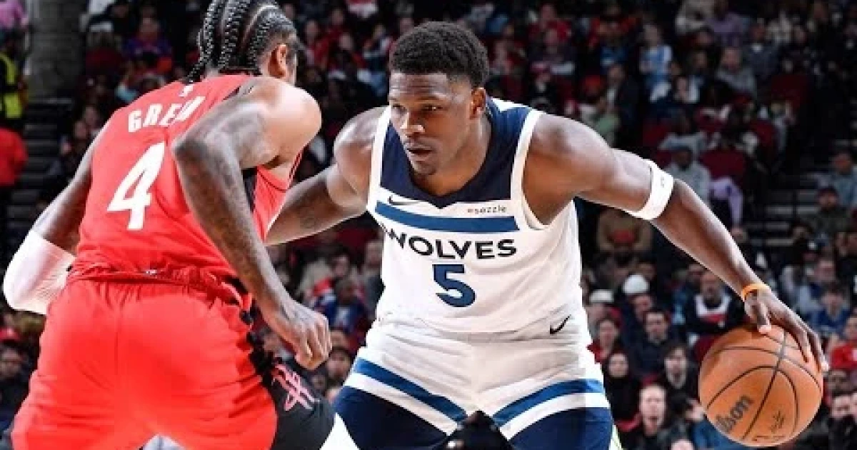 Houston Rockets - Minnesota Timberwolves skrót meczu [22.02.2025]