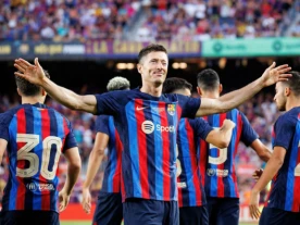 LaLiga: Gol i dwie asysty Lewandowskiego! Popis Barcelony (Wideo)