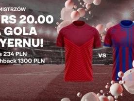 Superbet Bonus. Kurs 20.00 na bramkę Bayernu