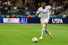 Pogrom w meczu Kairat Ałmaty - Real Madryt. Hat-trick Mbappe [WIDEO]